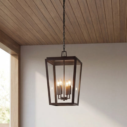 Savoy House Milton 4-Light Outdoor Hanging Lantern, English Bronze - 5-549-13