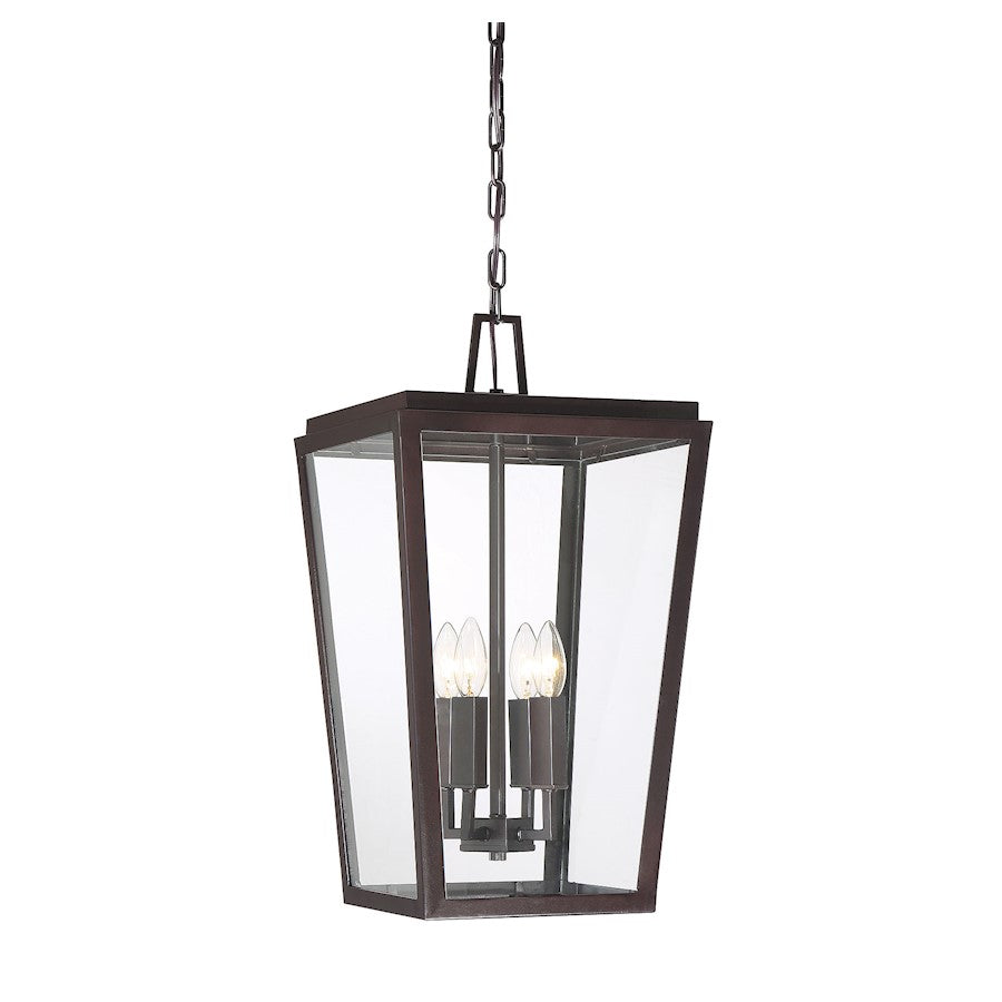 Savoy House Milton Hanging Lantern, English Bronze
