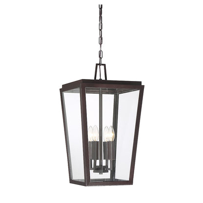 Savoy House Milton Hanging Lantern, English Bronze