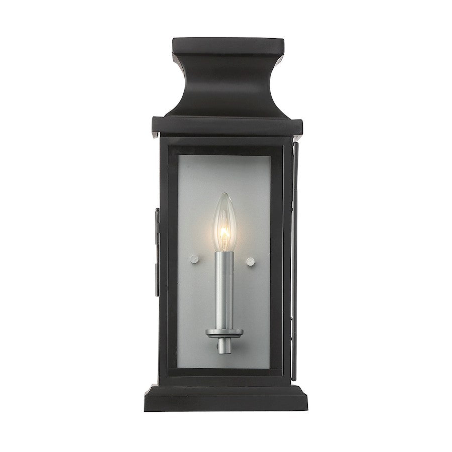 Savoy House Brooke 1-Light Outdoor Wall Lantern, Matte Black - 5-5910-BK