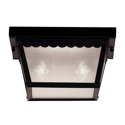 Savoy House Exterior Collections Flush Mount, Black