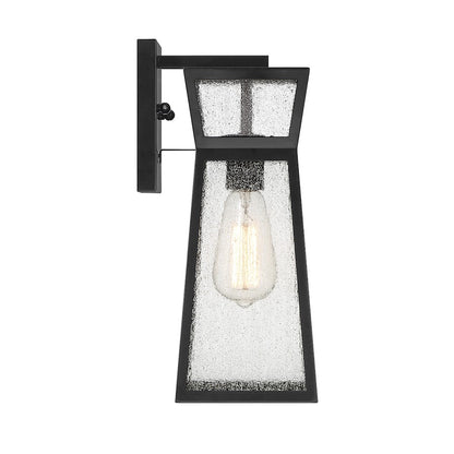 Savoy House Millford 1-Light 14" Outdoor Wall Lantern, Matte Black