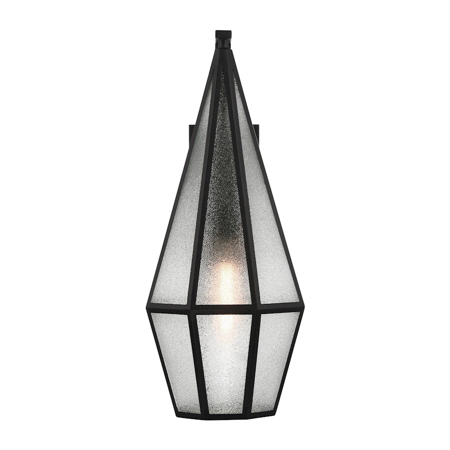 Savoy House Peninsula 1-Light 24" Outdoor Wall Lantern, Matte Black