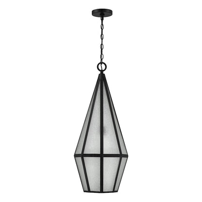 Savoy House Peninsula 1-Light Outdoor Hanging Lantern, Matte Black