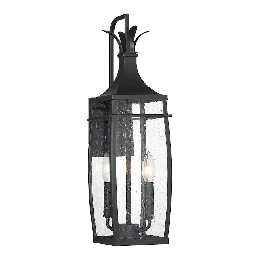 Savoy House Montpelier 2-Light Outdoor Wall Lantern, Matte Black - 5-766-BK