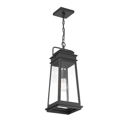 Savoy House Boone 1-Light Outdoor Hanging Lantern, Matte Black