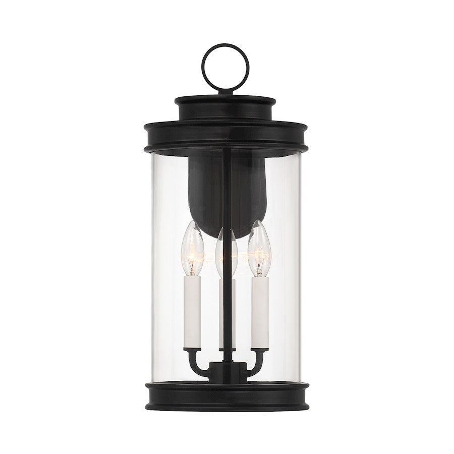 3 Light 19" Outdoor Wall Lantern