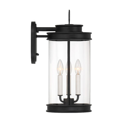 3 Light 19" Outdoor Wall Lantern