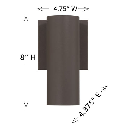 Savoy House Lighting Assets Kelley 8" Outdoor Wall, Bronze