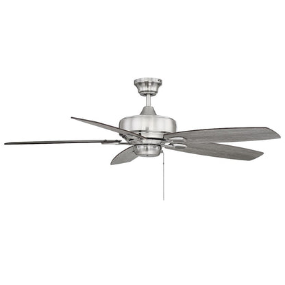 Savoy House Wind Star 52" Ceiling Fan, Brushed Pewter