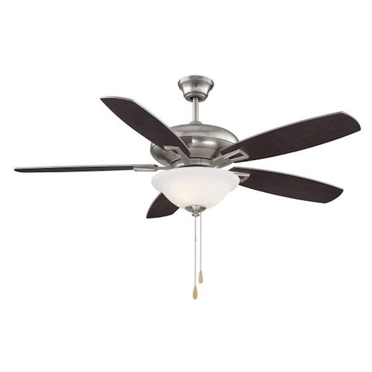 Savoy House Mystique 52" 2-Light Ceiling Fan, Satin Nickel - 52-831-5RV-SN