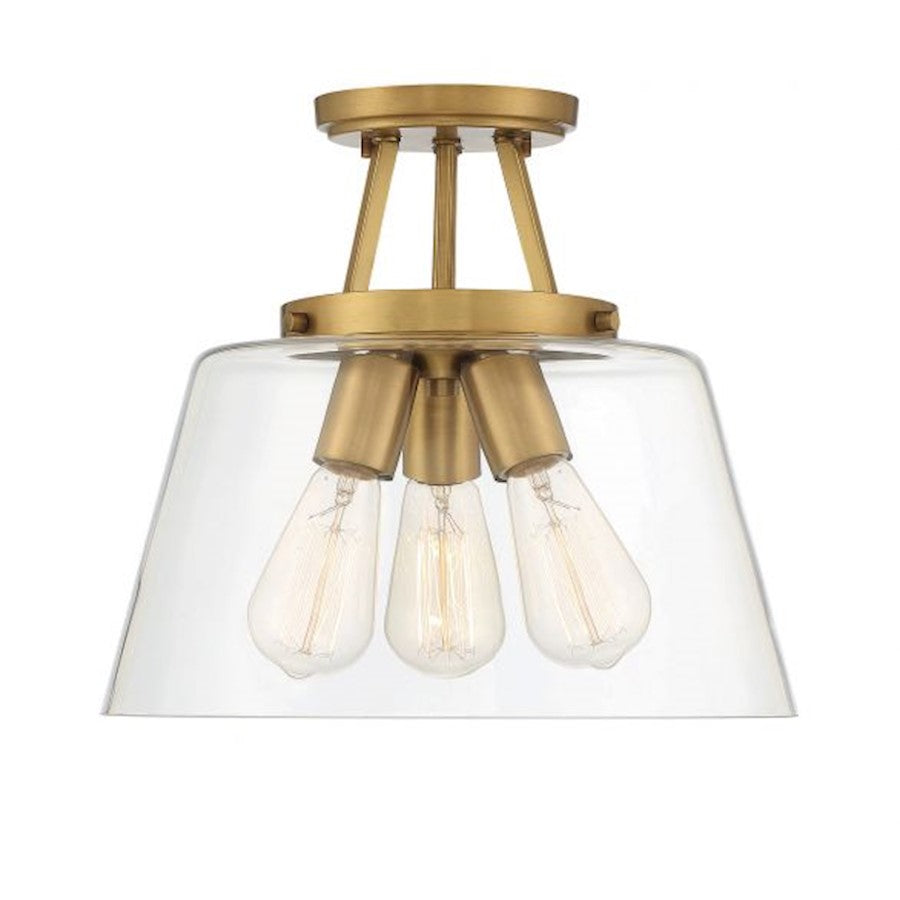 Savoy House Calhoun 3 Light Semi-Flush