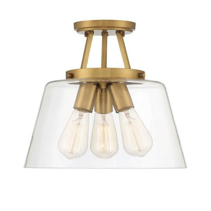 Savoy House Calhoun 3 Light Semi-Flush