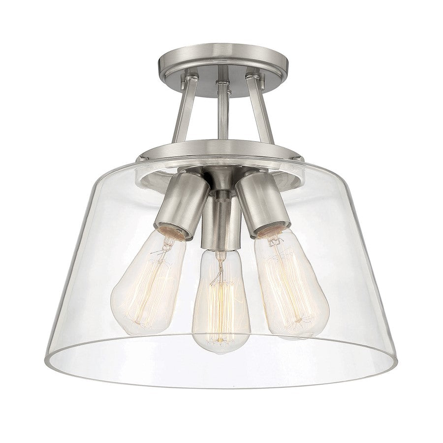 Savoy House Calhoun 3 Light Semi-Flush