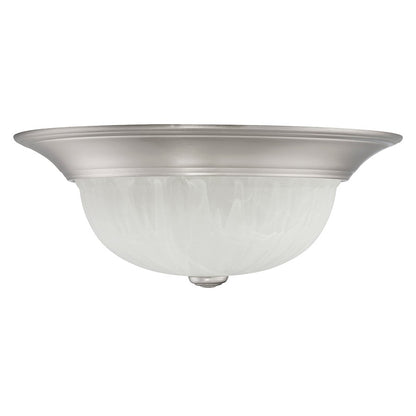 Savoy House 2-Light 13" Ceiling Light, Satin Nickel