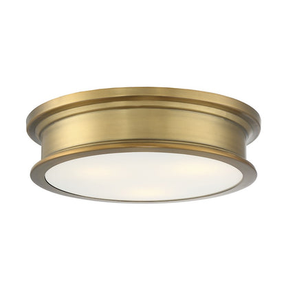 Savoy House Watkins 3-Light 4" Ceiling Light, Warm Brass - 6-133-16-322