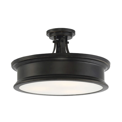 Savoy House Watkins 3-Light Ceiling Light, Classic Bronze