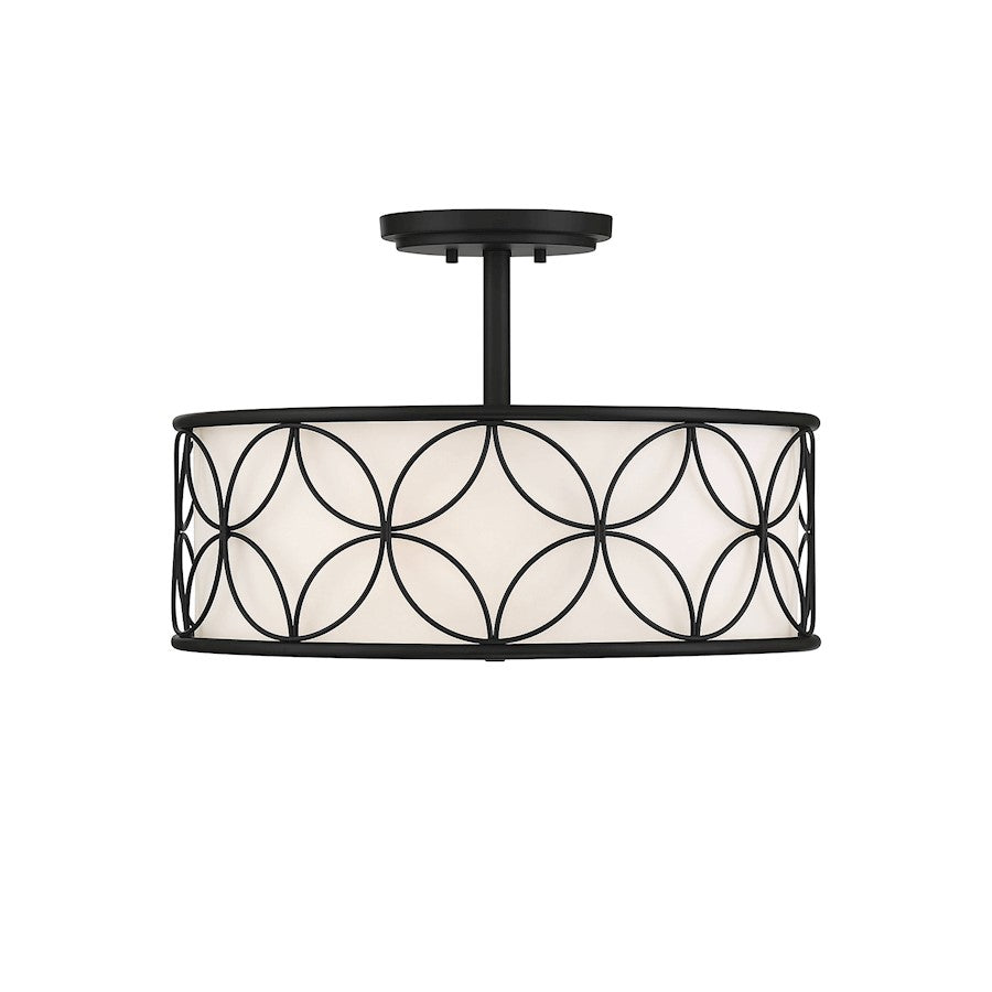 Savoy House Reid 4-Light Ceiling Light, Matte Black
