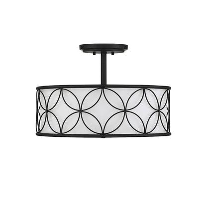 Savoy House Reid 4-Light Ceiling Light, Matte Black