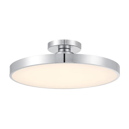 Savoy House Thayer 1 Light Semi-Flush, Chrome - 6-2969-1-11