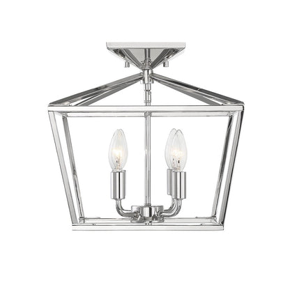 Savoy House Townsend 4-Light Ceiling Light, Polished Nickel
