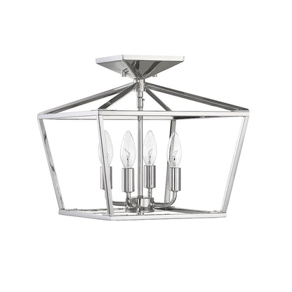 Savoy House Townsend 4-Light Ceiling Light, Polished Nickel