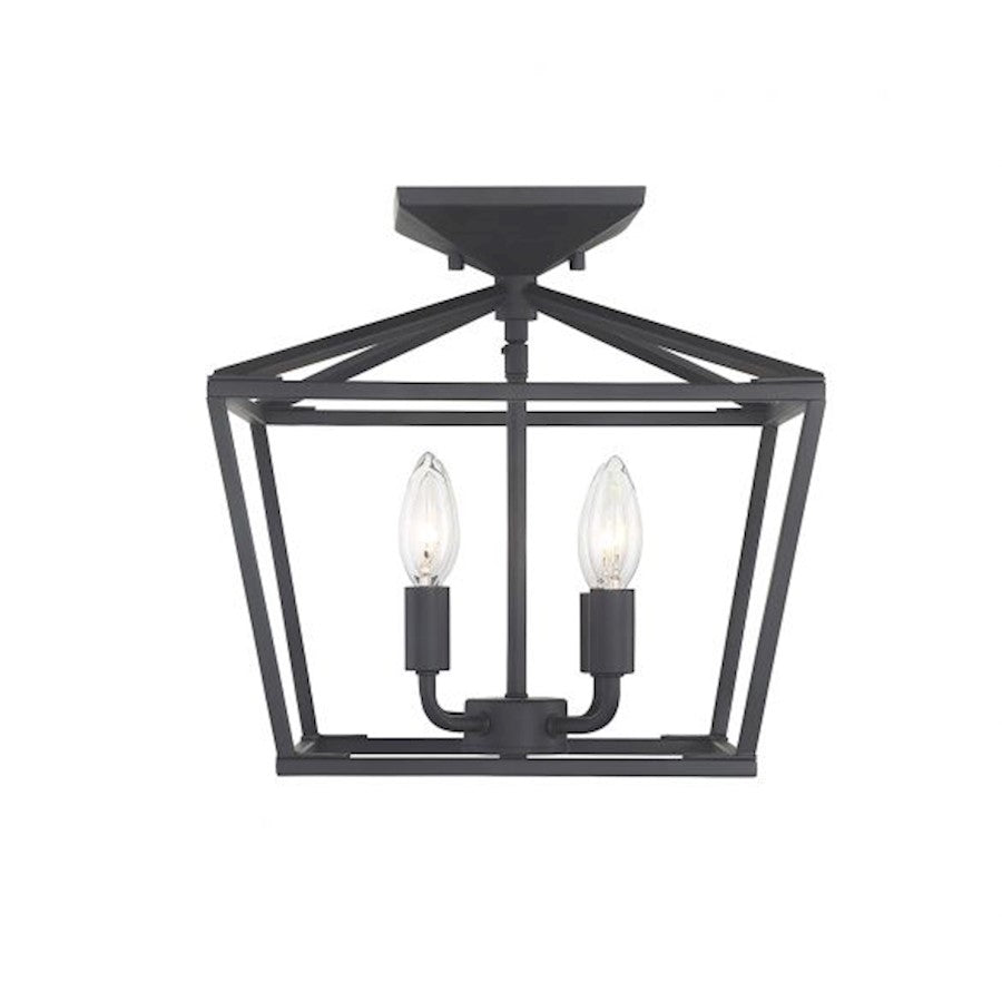 Savoy House Townsend 4-Light Ceiling Light, Matte Black