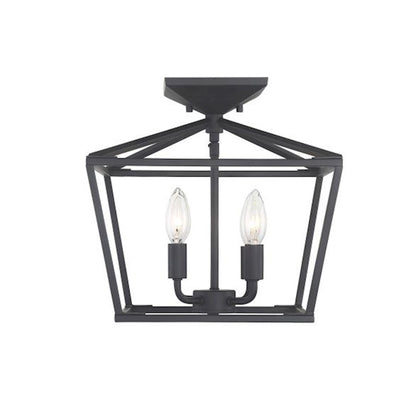 Savoy House Townsend 4-Light Ceiling Light, Matte Black