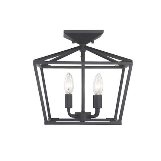 Savoy House Townsend 4-Light Ceiling Light, Matte Black