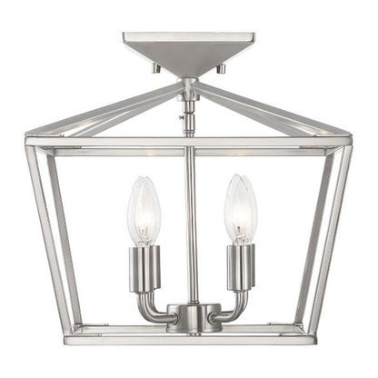 Savoy House Townsend 4-Light Ceiling Light, Satin Nickel - 6-328-4-SN