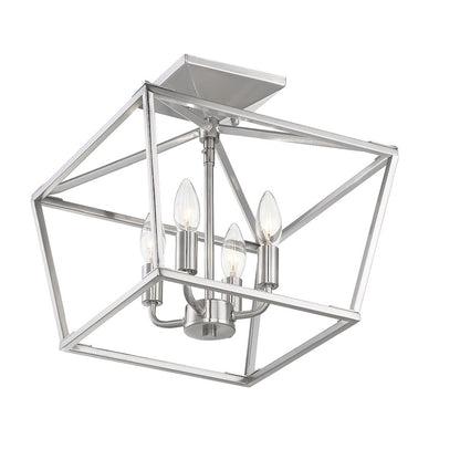 Savoy House Townsend 4-Light Ceiling Light, Satin Nickel