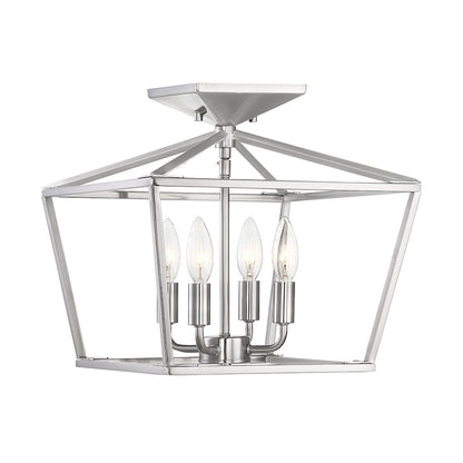 Savoy House Townsend 4-Light Ceiling Light, Satin Nickel