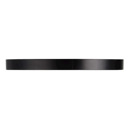Essentials 1 Light 10" LED Flush Mount, Black/Clear