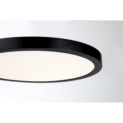 Savoy House LED 12" Flush Mount, Black