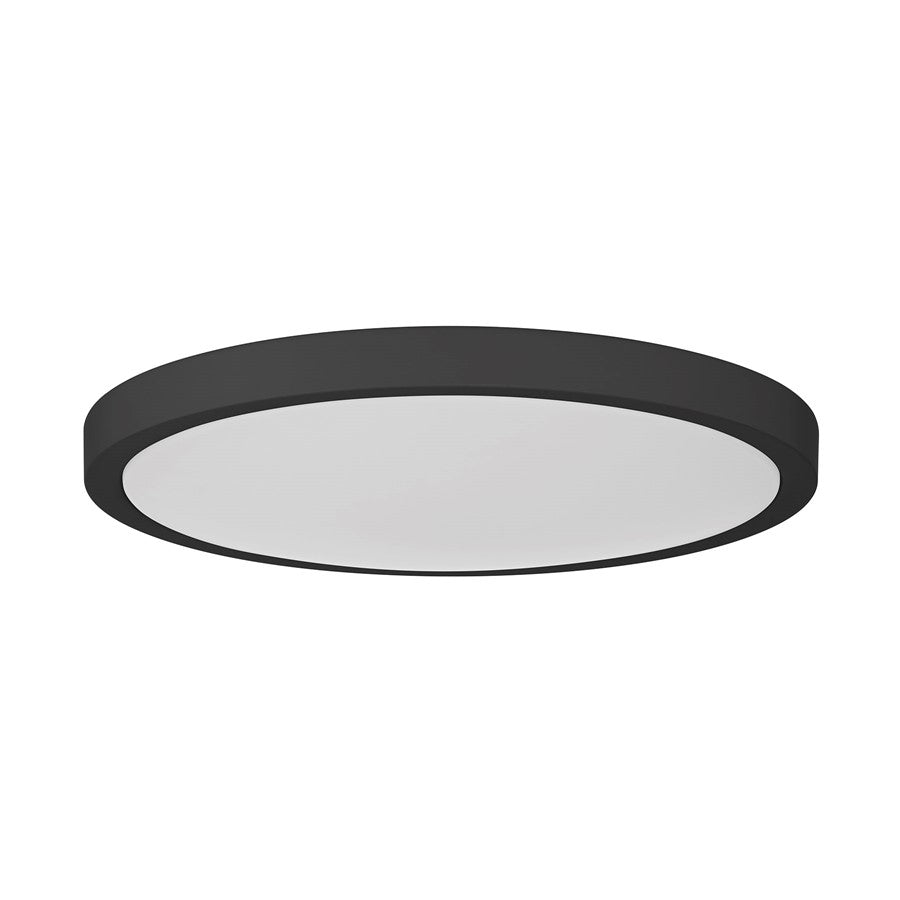 Savoy House Lighting Assets 15" Flush Mount, Black - 6-3333-15-BK