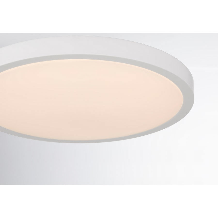 Savoy House Lighting Assets 15" Flush Mount, White