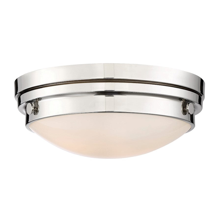 Savoy House Lucerne 2-Light Ceiling Light, Polished Nickel