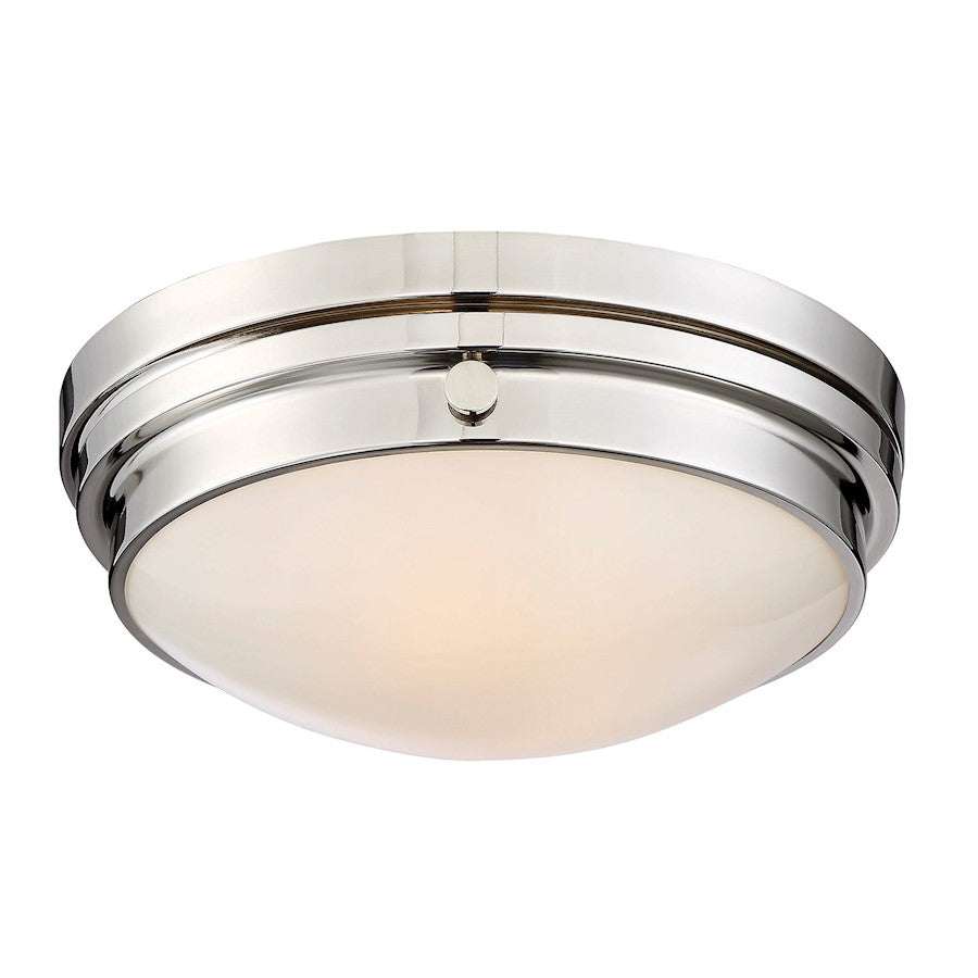 Savoy House Lucerne 2-Light Ceiling Light, Polished Nickel