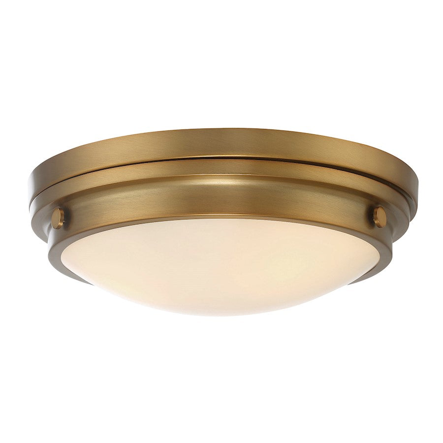 Savoy House Lucerne 3-Light Ceiling Light, Warm Brass