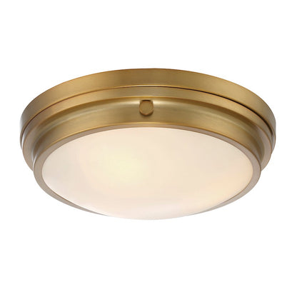 Savoy House Lucerne 3-Light Ceiling Light, Warm Brass