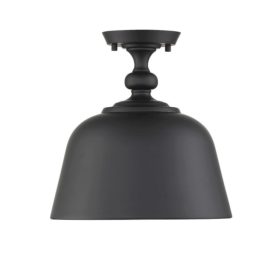 Savoy House Berg 1-Light Ceiling Light, Matte Black