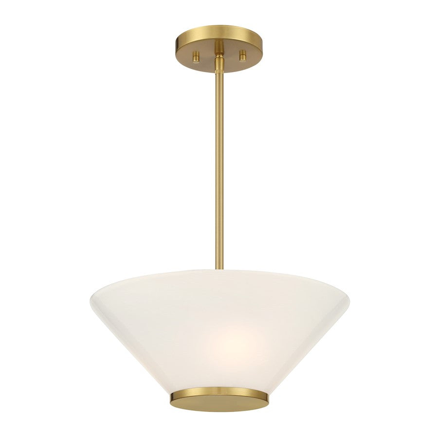 Savoy Essentials Blair 3Lt Convertible Semi-Flush/Pendant, Brass