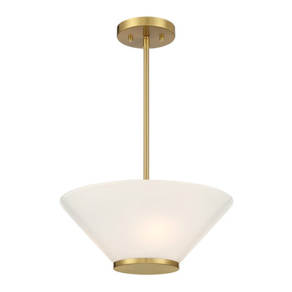 Savoy Essentials Blair 3Lt Convertible Semi-Flush/Pendant, Brass