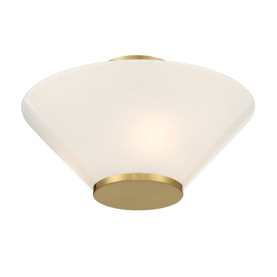 Savoy Essentials Blair 3Lt Convertible Semi-Flush/Pendant, Brass