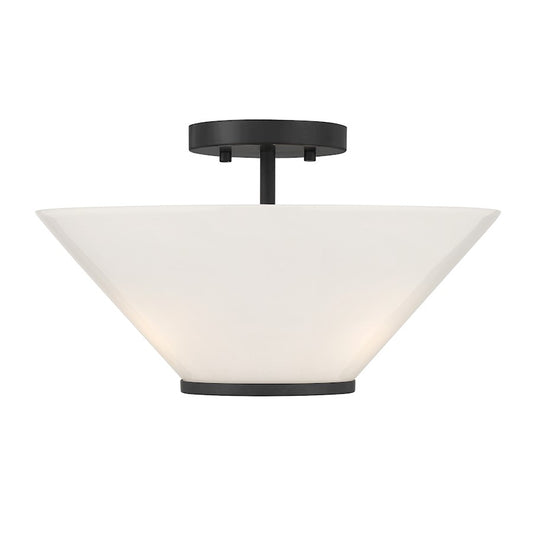 Savoy Essentials Blair 3Lt Convertible Semi-Flush/Pendant, Black
