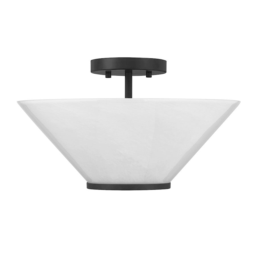 Savoy Essentials Blair 3Lt Convertible Semi-Flush/Pendant, Black