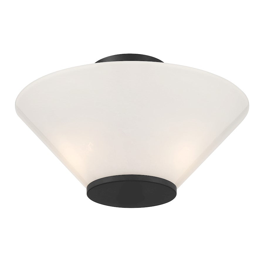 Savoy Essentials Blair 3Lt Convertible Semi-Flush/Pendant, Black