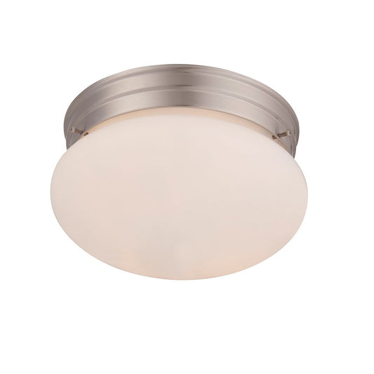 Savoy House 2-Light 9" Ceiling Light, Satin Nickel - 6-403-9-SN