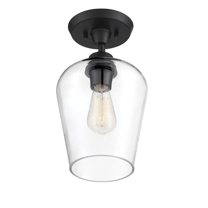 Savoy House Octave 1-Light Ceiling Light, Black