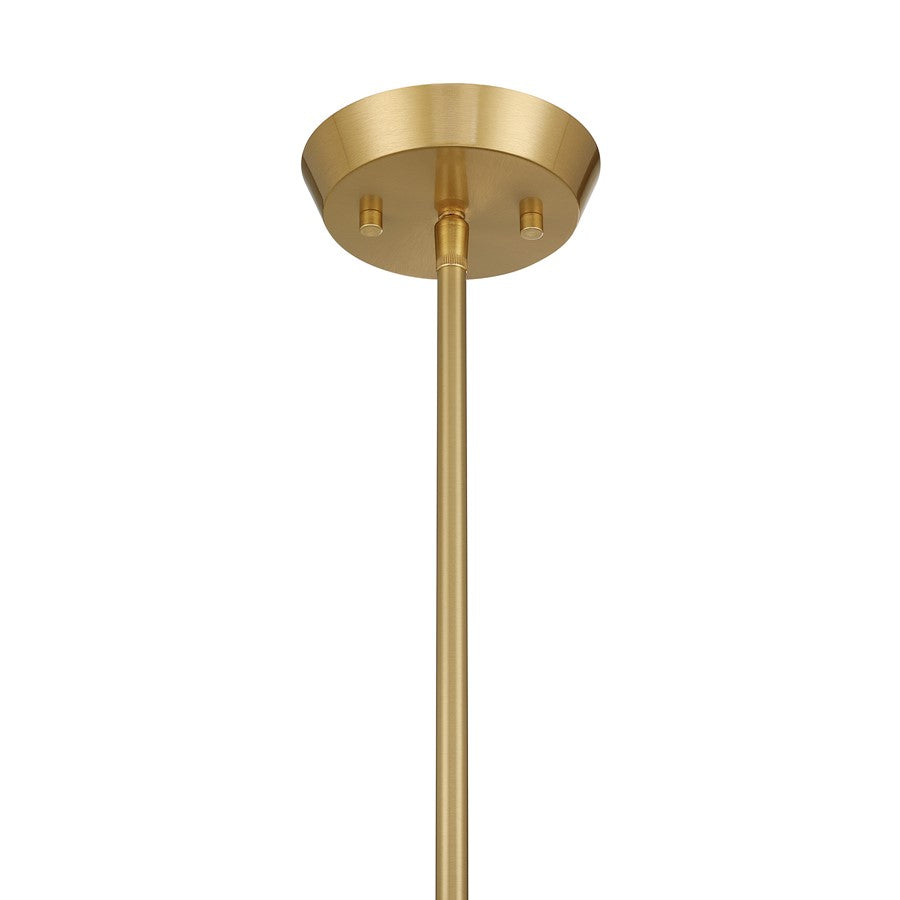 Savoy House Norwich 1Lt Convertible Pendant, Warm Brass